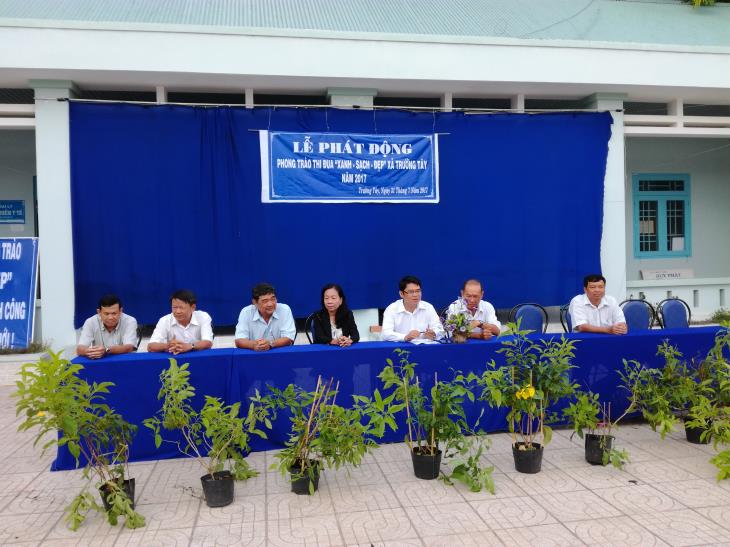 Hòa Thành phát động phong trào thi đua xanh – sạch – đẹp năm 2017